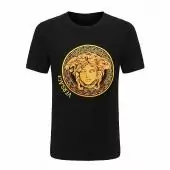 versace t-shirt homme prix bas black round medusa